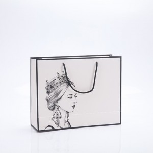 white shopping bag